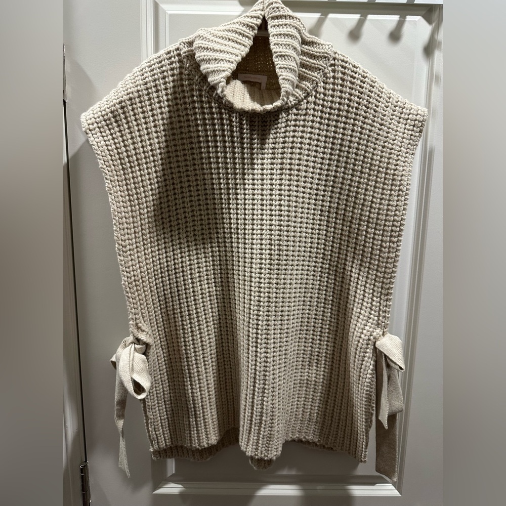 See By Chloe Cream Knit Sweater Vest
